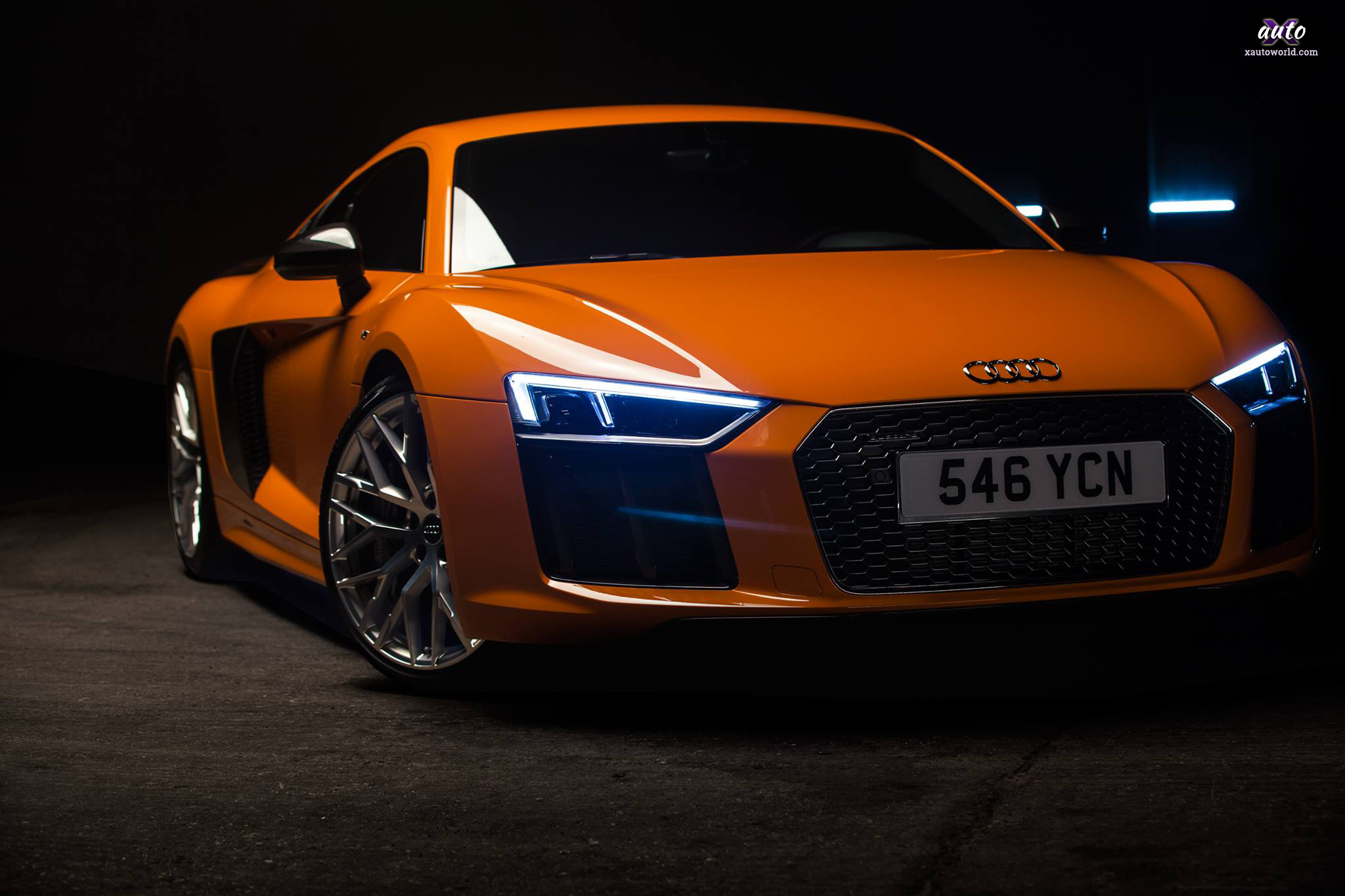 Audi R8 - Orange Colour HD Wallpapers - X Auto