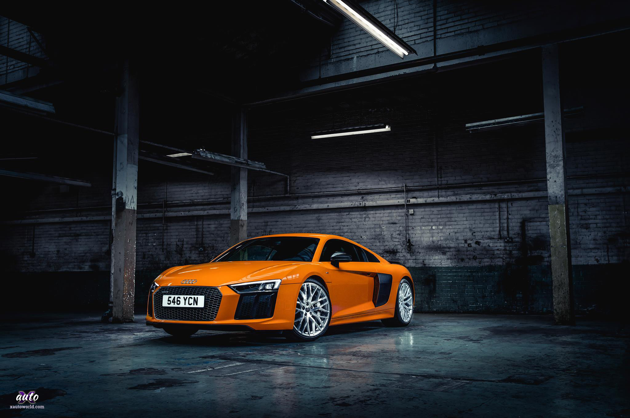 Audi R8 - Orange Colour HD Wallpapers - X Auto