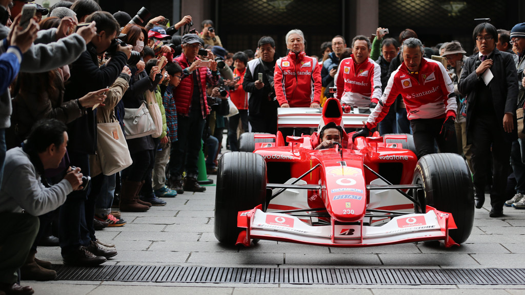 Ferrari F1 Racer In Osaka Japan