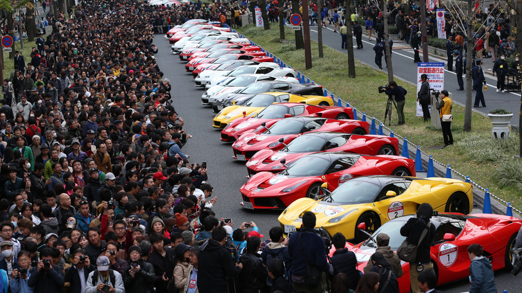 Ferraris On Osaka Street