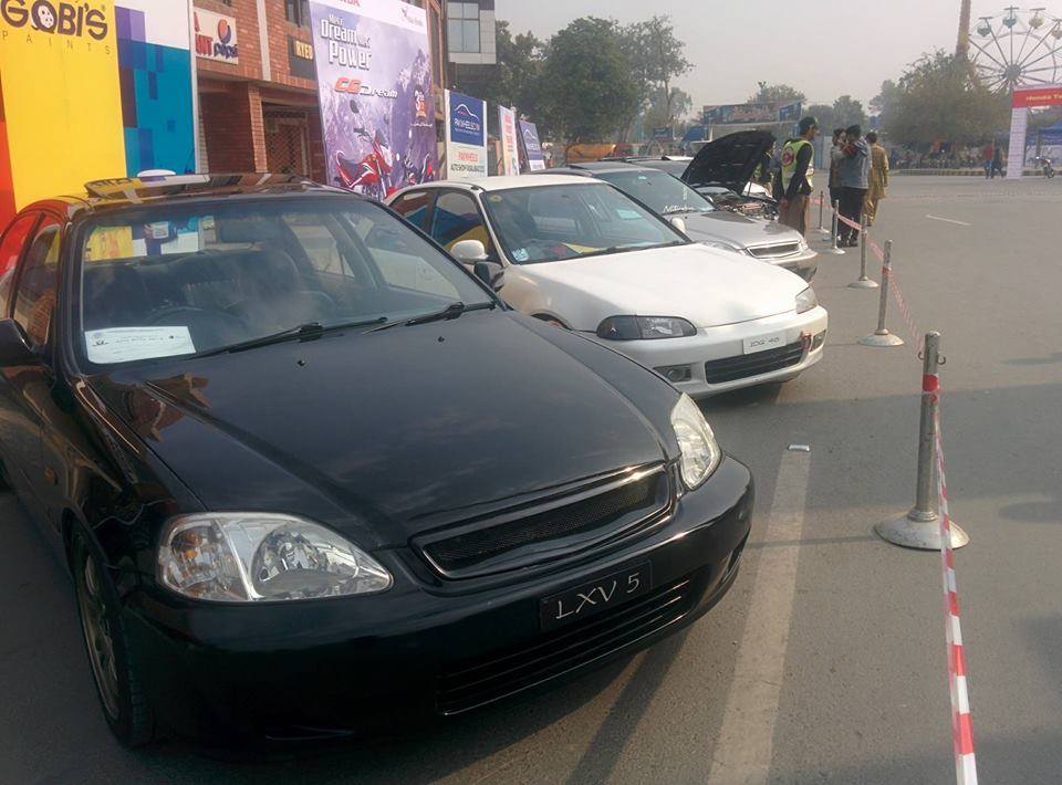 Old Gen Civics at Faisalabad Auto Show