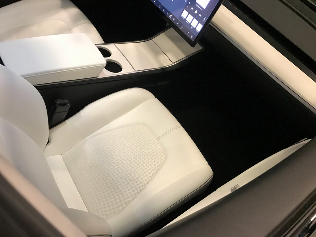Tesla Model 3 Glassroof Interior Detail
