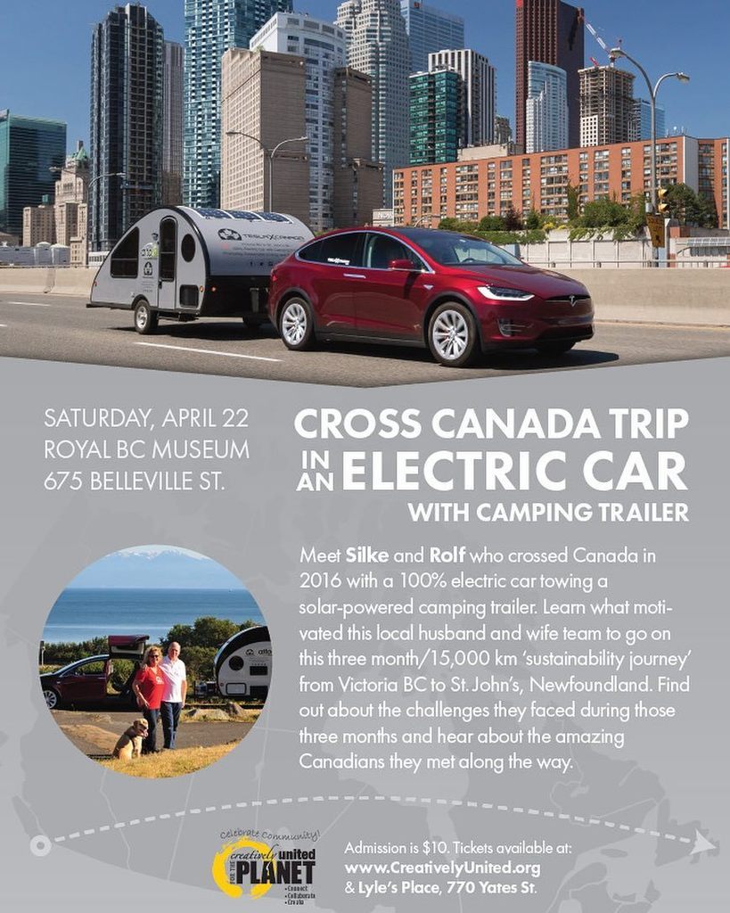 Tesla X Canada Presentation on Sustainable Traveling in an Electric Car