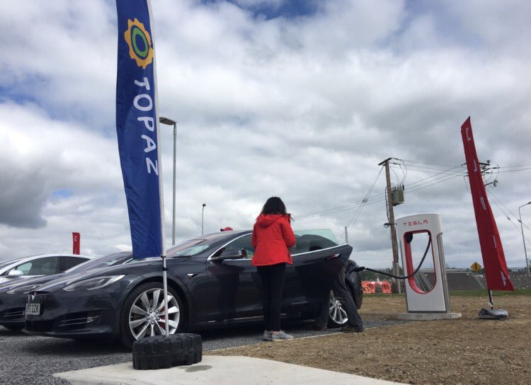 Tesla Supercharger Topaz Ireland