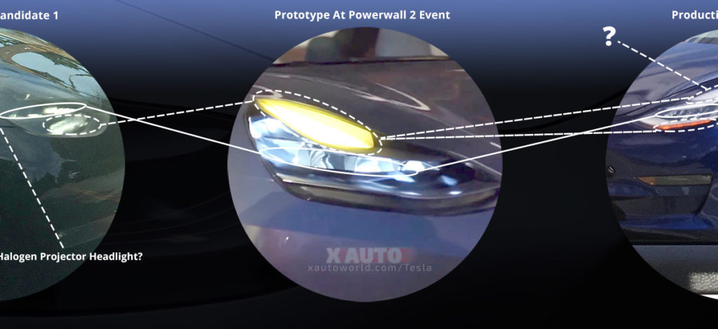 Tesla Model 3 Headlights - Prototype To Production Candidate
