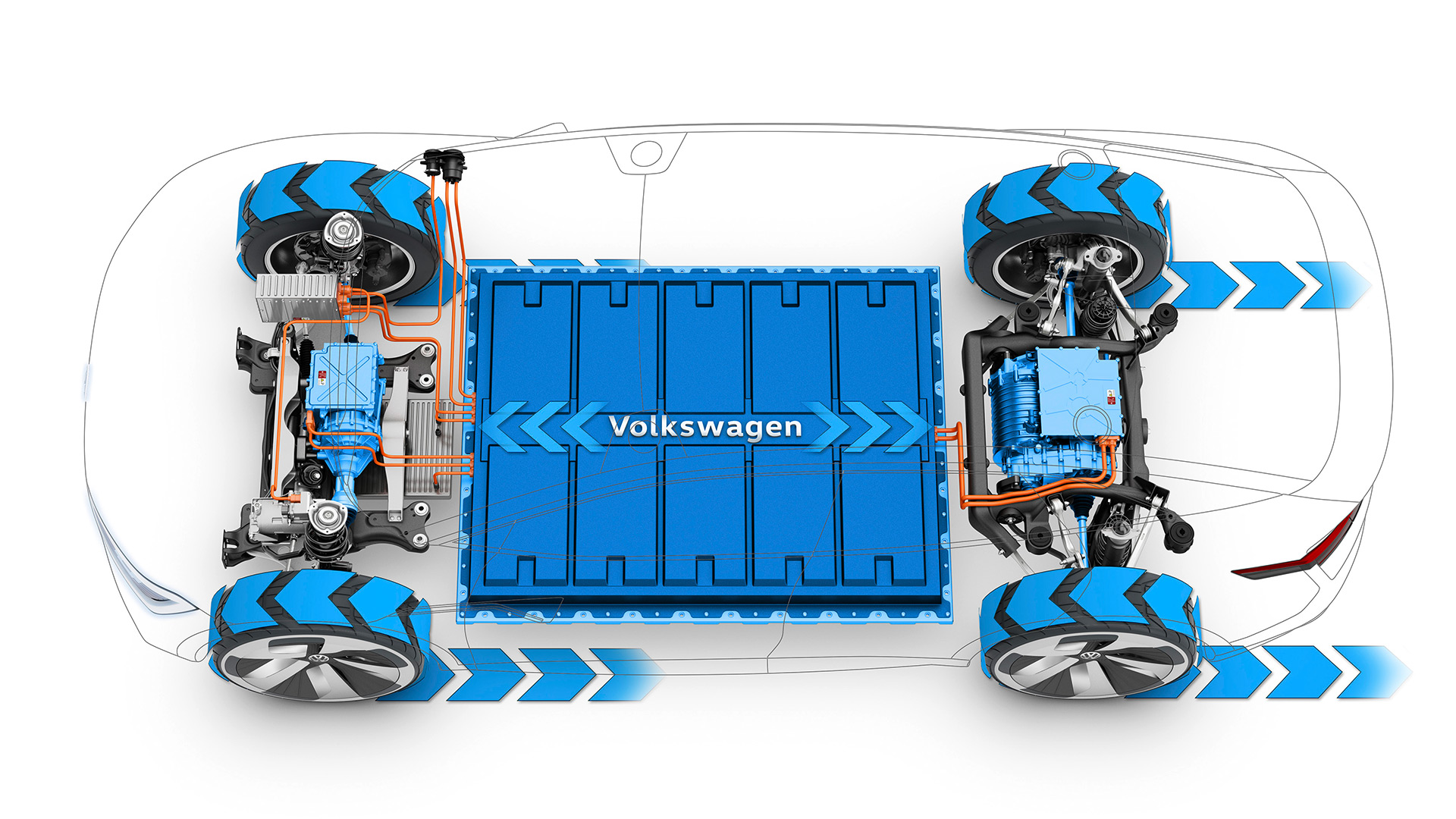 Volkswagen's Modular Electric Drive Matrix (MEB) for I.D. CROZZ Concept