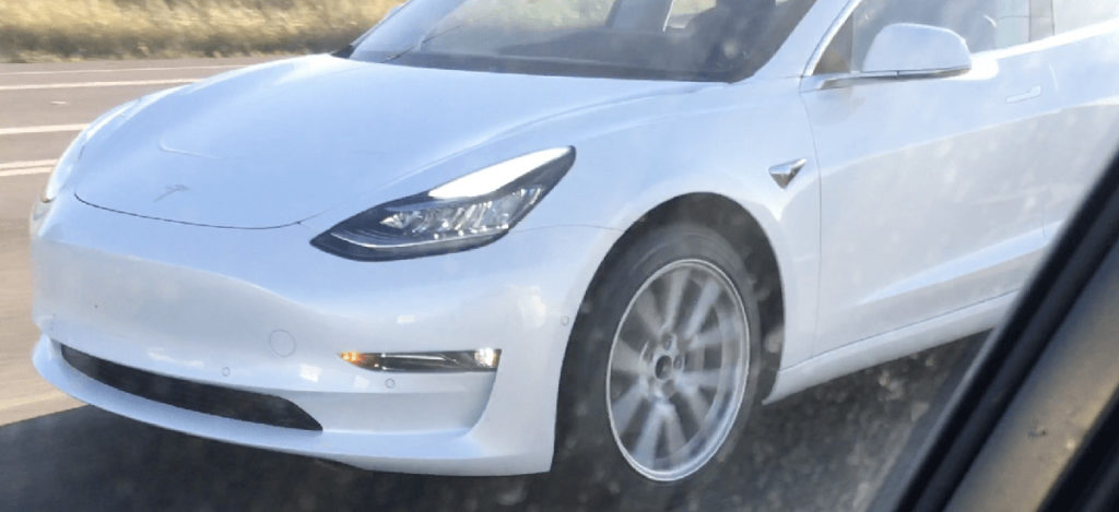 Tesla Model 3 Spy Video