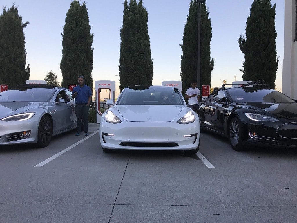 Tesla Model 3 front view