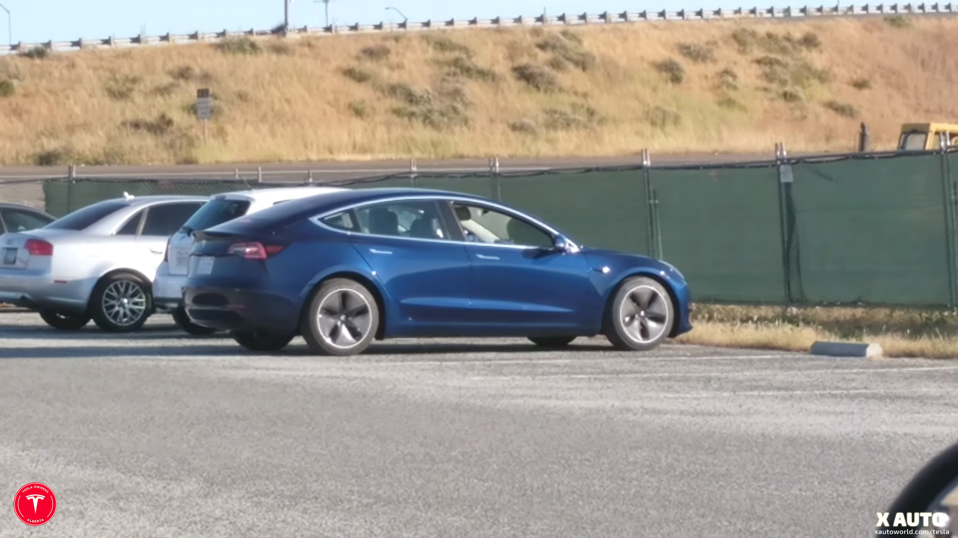 New 'aero wheels' spotted on a Tesla Model 3