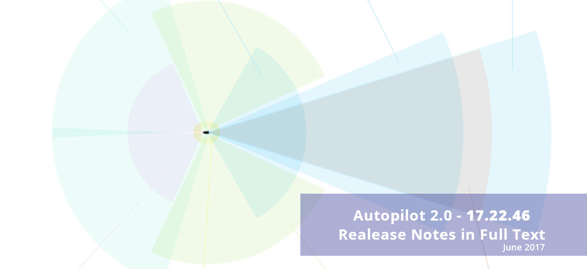 Tesla Autopilot 2.0 update 17.22.46 release notes in full text