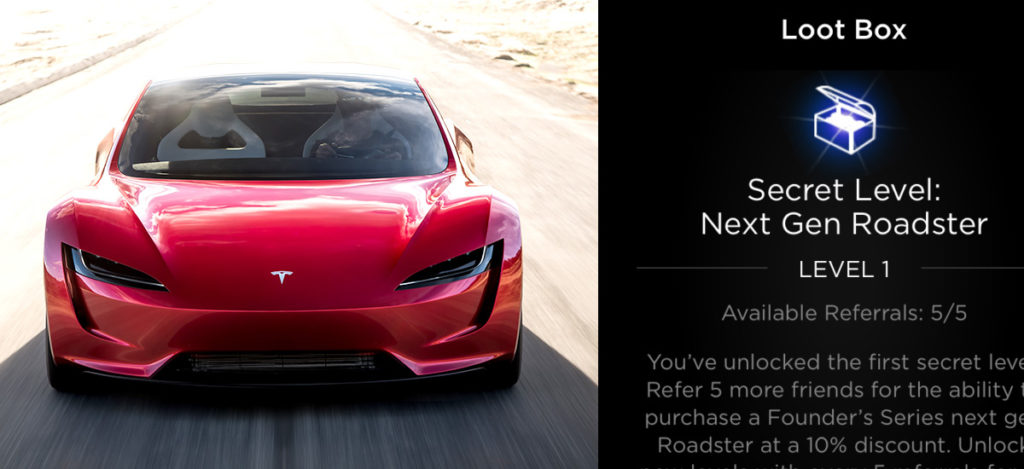 Chance to win next gen Tesla Roadster through the referral program