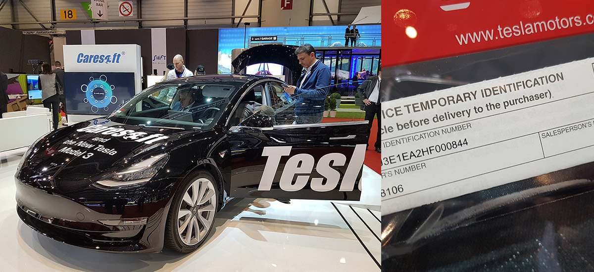 Tesla Model 3 Geneva Motor Show