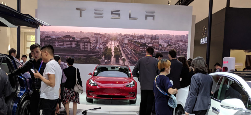 Tesla Model 3 Auto China 2018 Debut