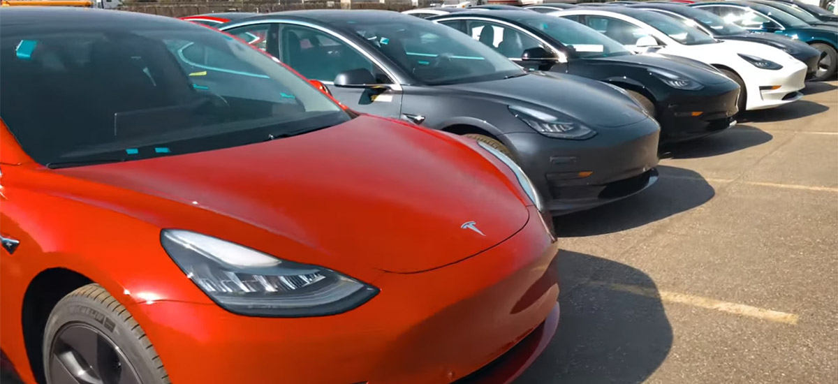 First Tesla Model 3s arrive in Toronto, Ontario, Canada