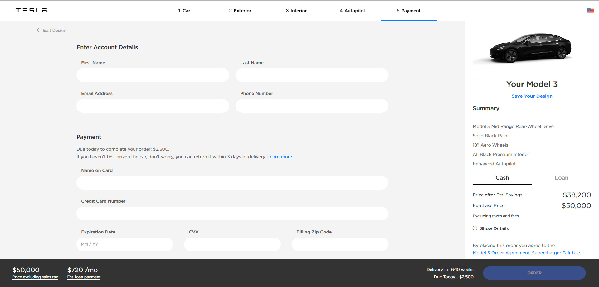 A cheaper Tesla Model 3 is launched with a reasonable range Compare