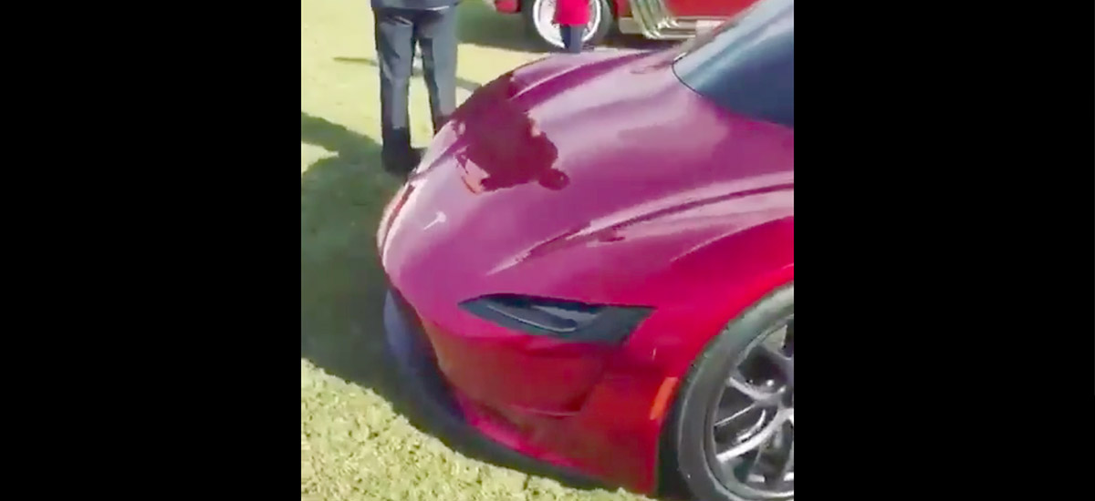 2020 Tesla Roadster full walk-around video