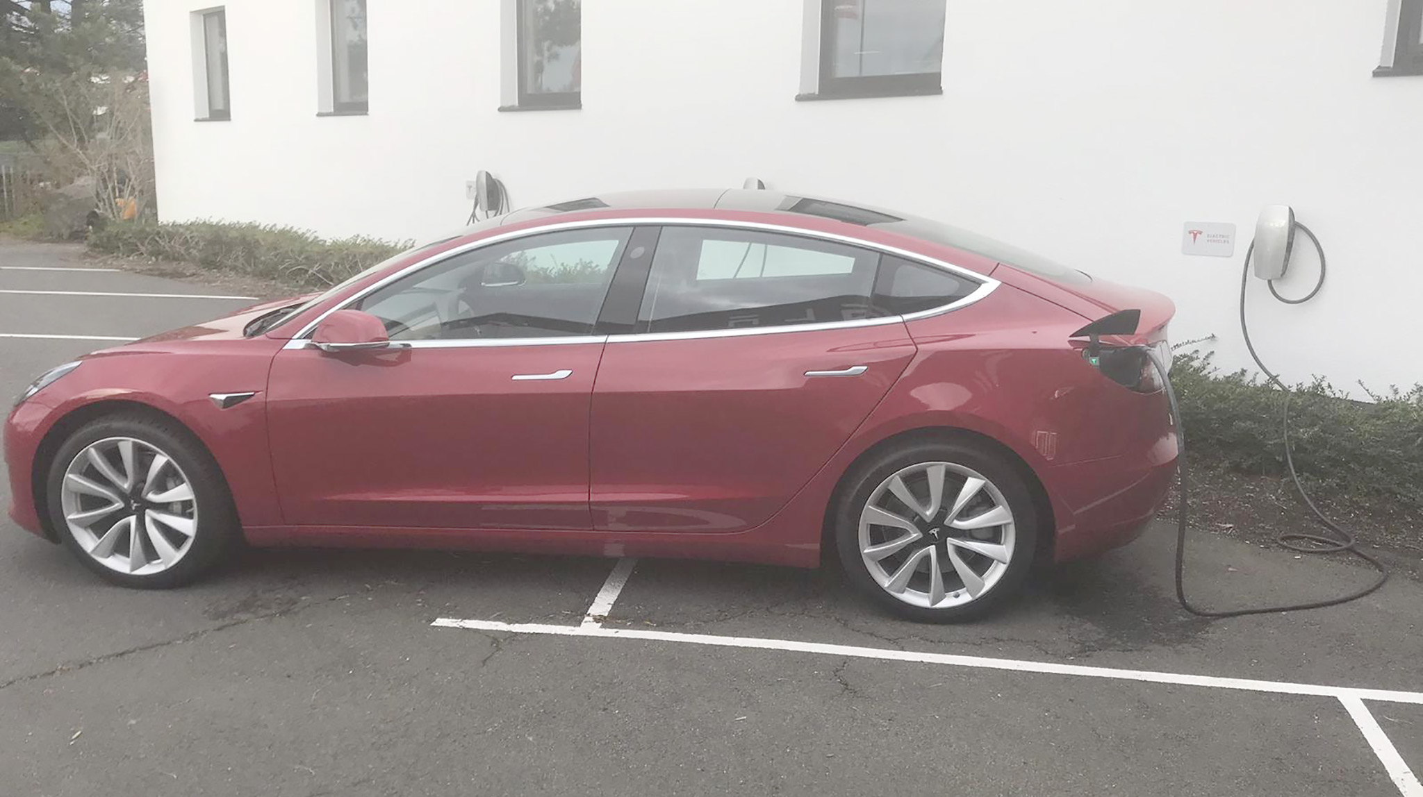 Tesla Model 3 Europe - Spotted at Tesla Grohmann, Germany