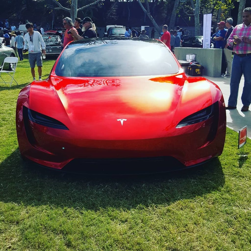 2020 Tesla Roadster at the ArtCenter College of Design in California