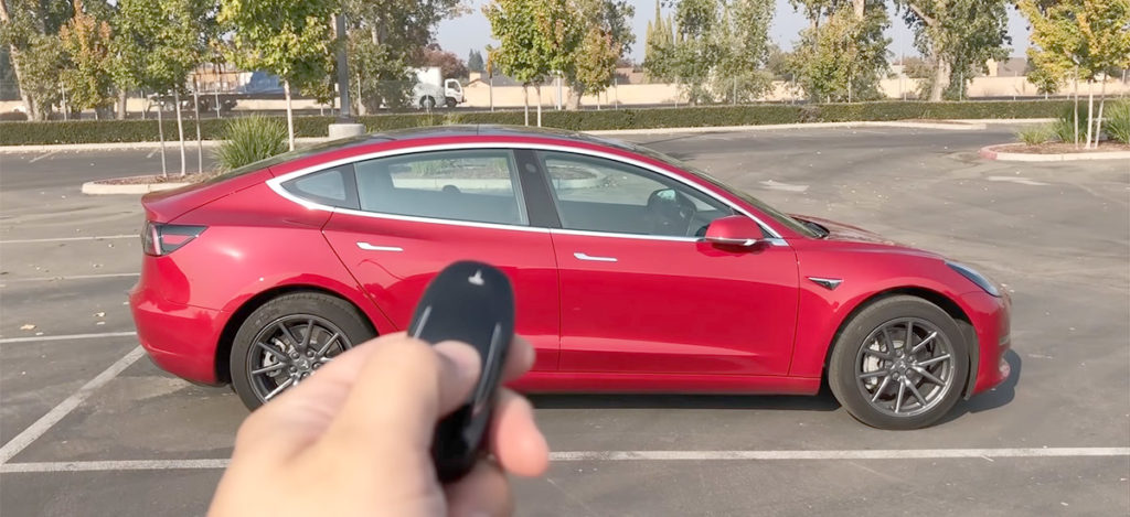 Tesla Model 3 key fob pairing and functions