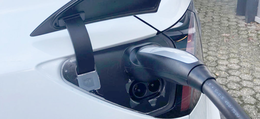 Tesla Model 3 spotted charging via CCS Port in Netherlands