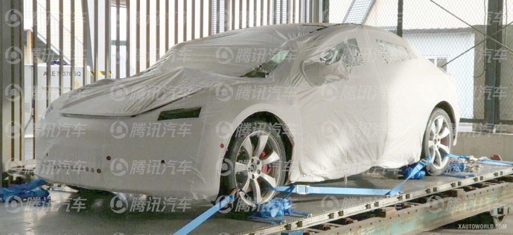 First Chinese Tesla Model 3 Performance spotted