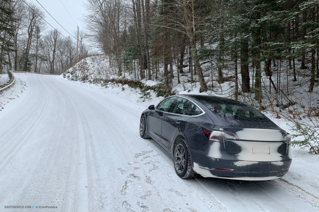 Tesla Model 3 Performance on its way for the snow rally