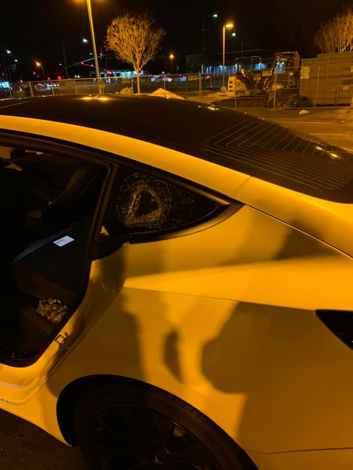 Tesla Model 3 window break-ins epidemic