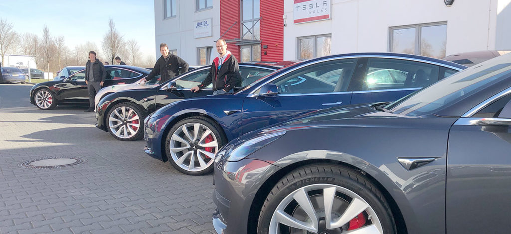 German car rental company 'nextmove' buys 100 Tesla Model 3 compact electric sedans