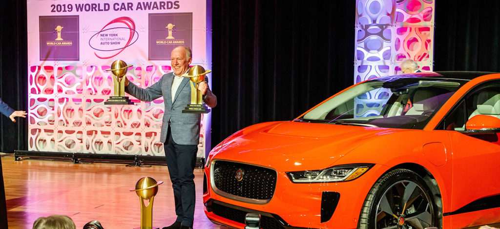 Jaguar I-Pace wins awards at the 2019 New York International Auto Show