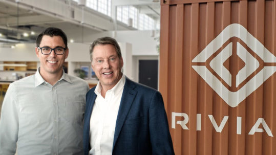 Rivian CEO RJ Scaringe and Ford Executive Chairman Bill Ford announce a $500 million Ford investment in electric vehicle startup Rivian Automotive.