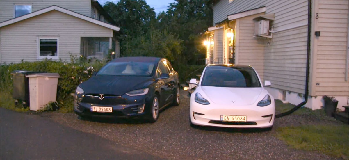 Tesla Model 3 vs. Tesla Model X HVAC efficiency test.