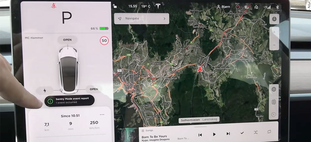 Tesla Sentry Mode energy consumption is improving with each software update.