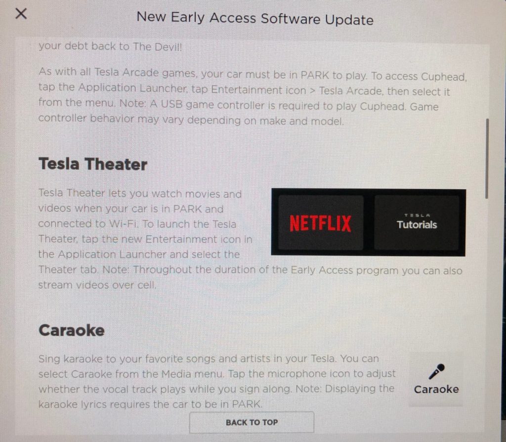 Tesla V10 Early Access Program - Software Release Notes, Page 02.