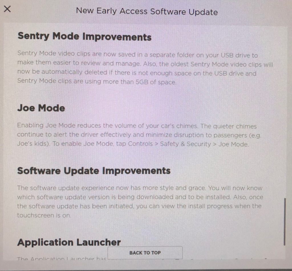 Tesla V10 Early Access Program - Software Release Notes, Page 05.