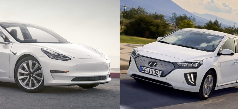 Tesla Model 3 beats Hyundai Ioniq Electric to become America's most efficient EV.