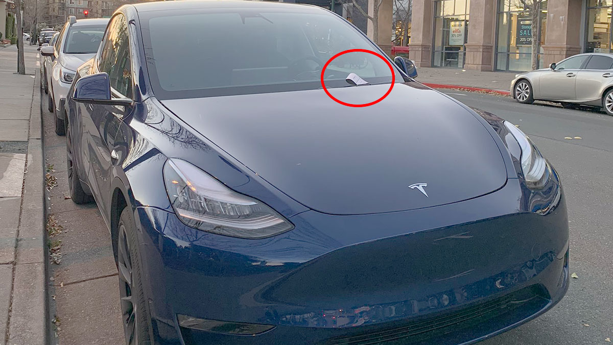 First-ever Tesla Model Y with a parking ticket spotted.