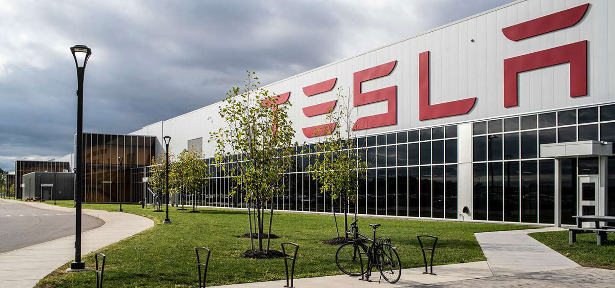 Tesla Gigafactory 2 in Buffalo, NY.